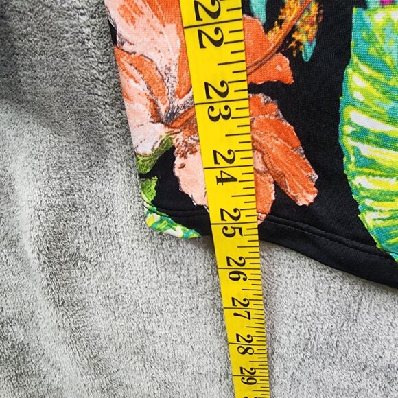 Women's Signature Collection Floral Print Jumpsuit Ruffle Sleeve Size M - Picture 10 of 14